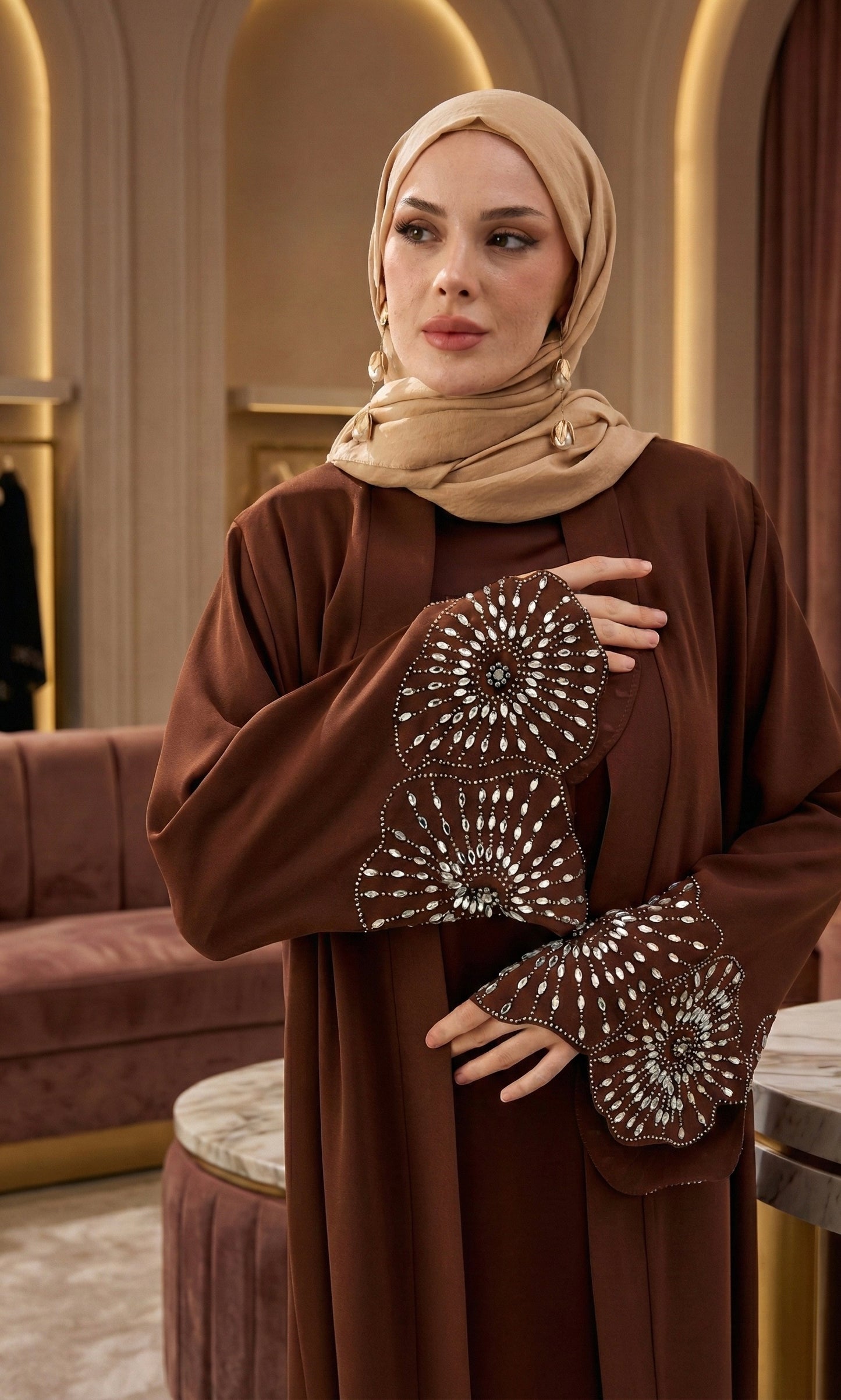 The Amber Twilight Abaya