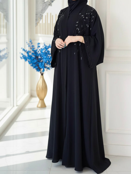 Midnight Willow Abaya