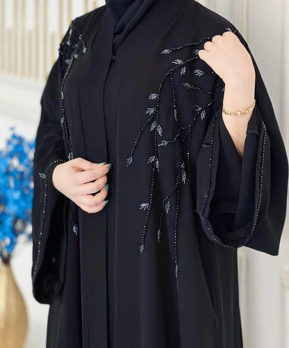 Midnight Willow Abaya